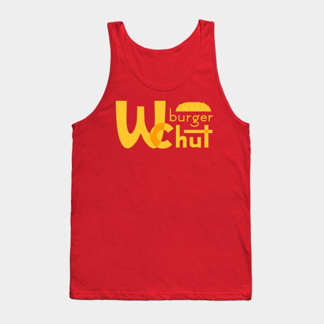 WcBurger Hut - McDonald's Parody Tank Top by banditotees